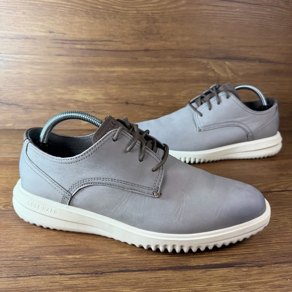 Cole Haan Men's Grand+ Plain Toe Leather Oxford Shoes‎ C36982 Size 9.5